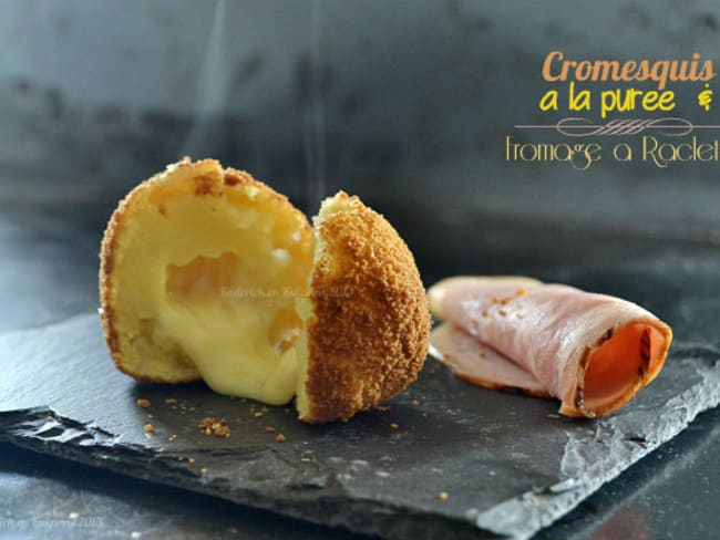 Cromesquis ou croquettes de pommes de terre et fromage