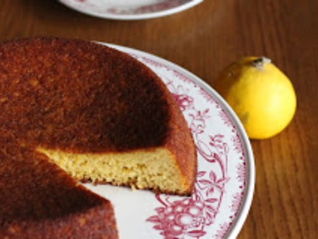 Gâteau sans gluten très bergamote