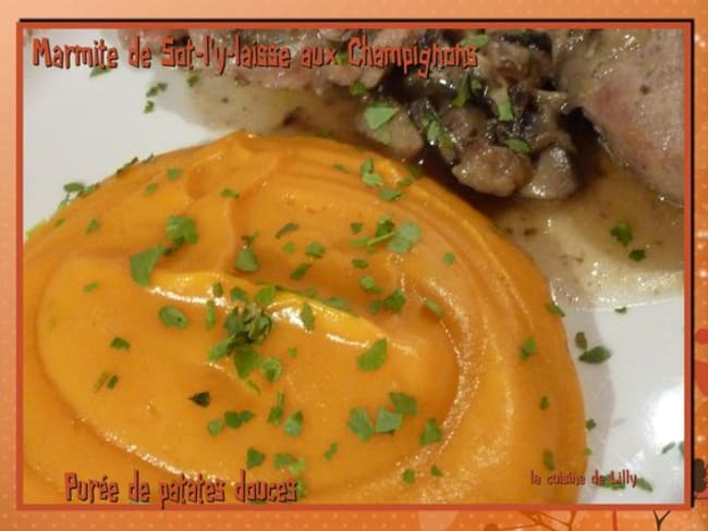 Purée de patates douces comme aux US