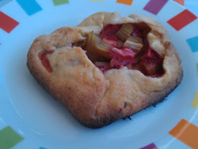 Tartelettes fraise-rhubarbe