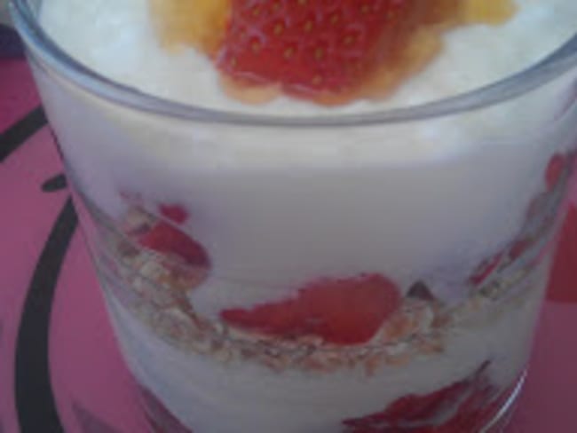 Triffle aux fraises