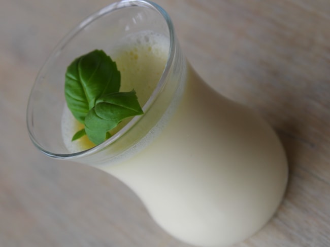 Panna Cotta au basilic