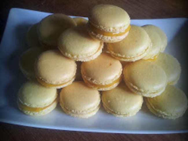 Macarons à la mangue