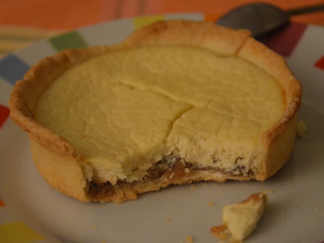 Tartelettes au fromage blanc et à la crème de marron