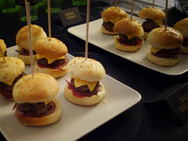 Les mini burgers faits maison