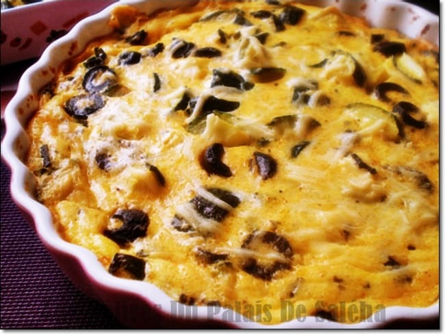 Gratin de Courgette aux Olives Noires Facile