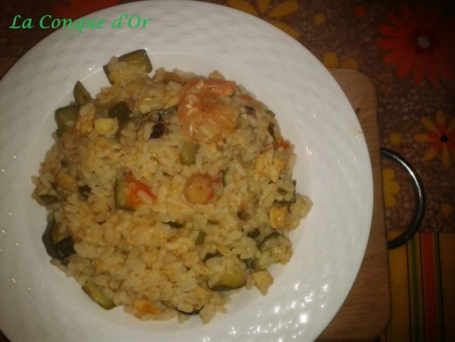 Risotto mer et campagne