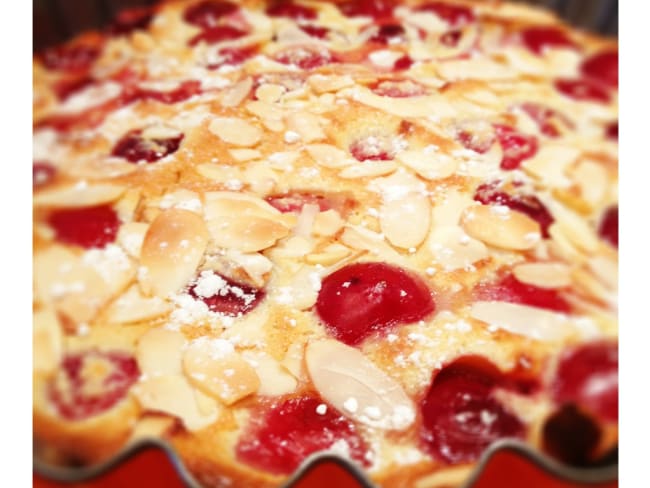 Clafoutis aux cerises douceur amandes