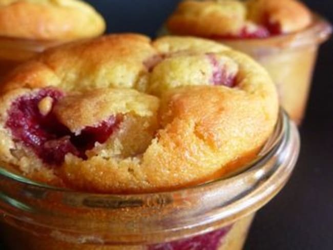 Petit Gâteaux de Ricotta aux Framboises