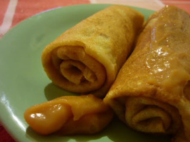 Crêpes à la Confiture de lait