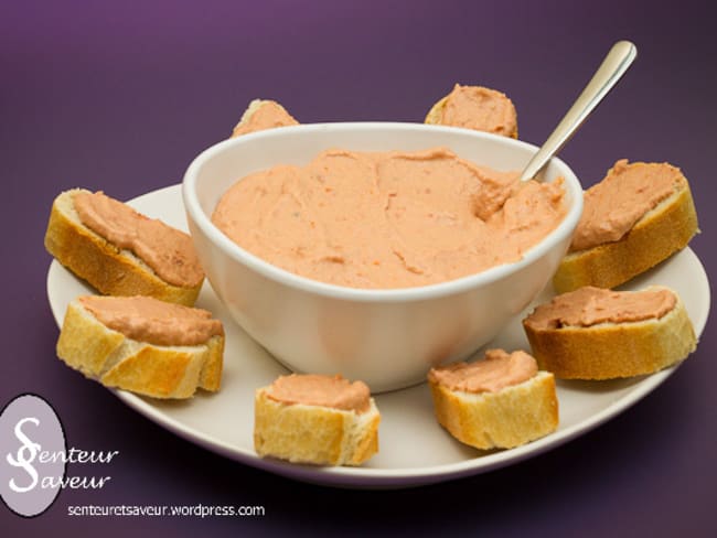 Tartinade de thon aux tomates séchées