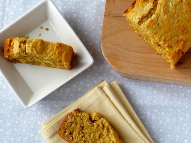 Cake Végétalien à la noix de coco et ananas