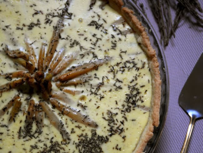 Tarte aux Asperges et chèvre