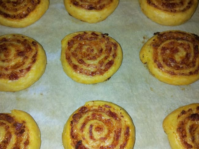 Escargots feuilletés au chorizo