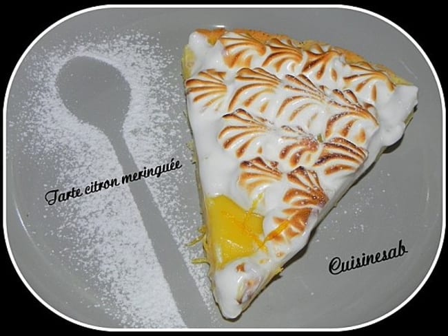 Tarte citron meringuée