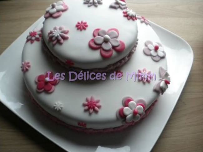 Gâteau fleuri