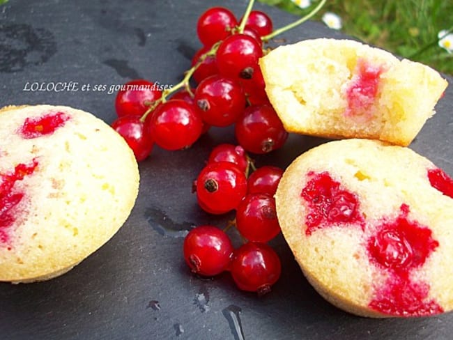 Financiers aux groseilles