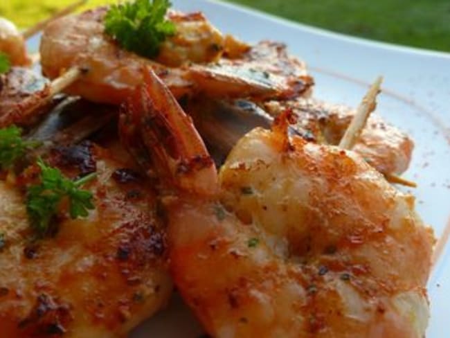 Gambas marinées