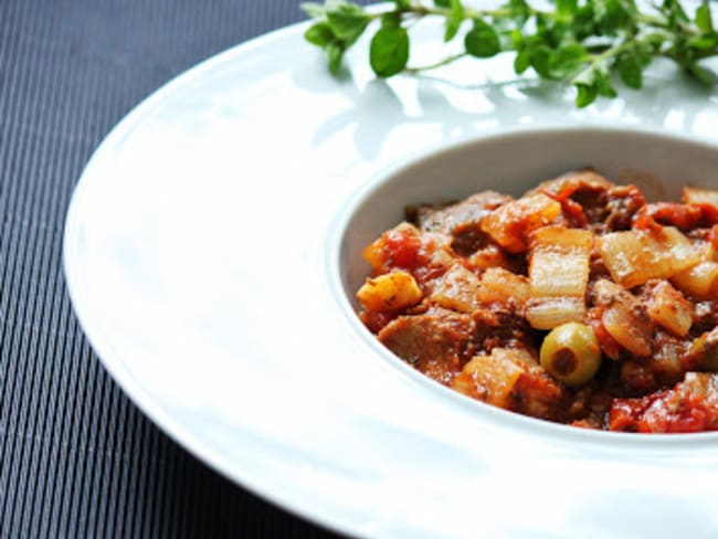 Veau et côtes de blettes en cocotte