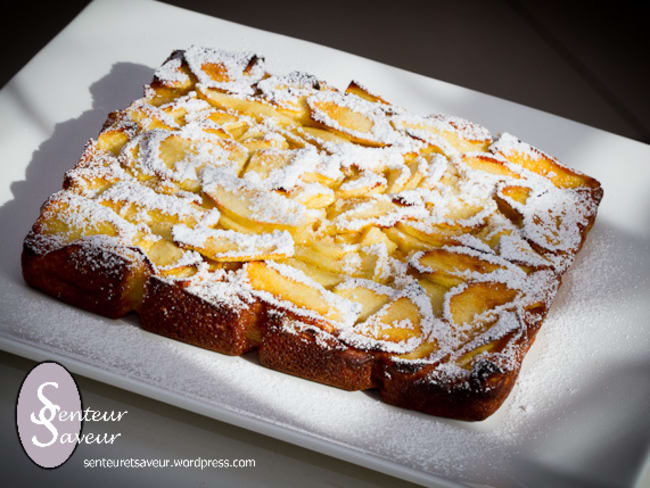 Gâteau invisible aux pommes