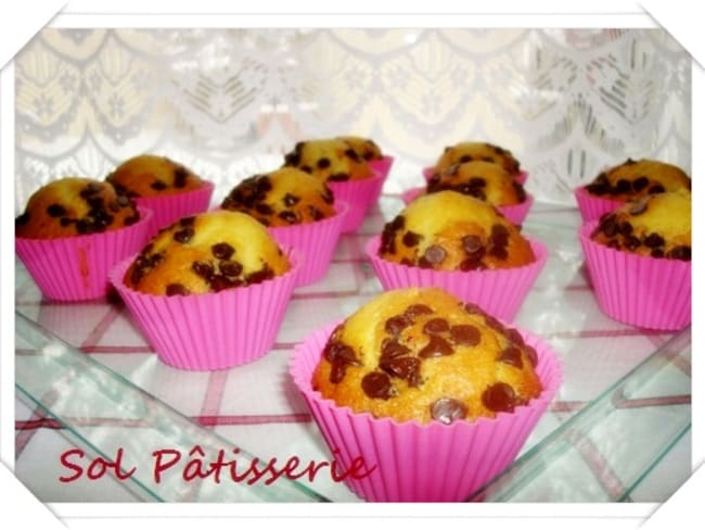 Muffins aux pépites de chocolat