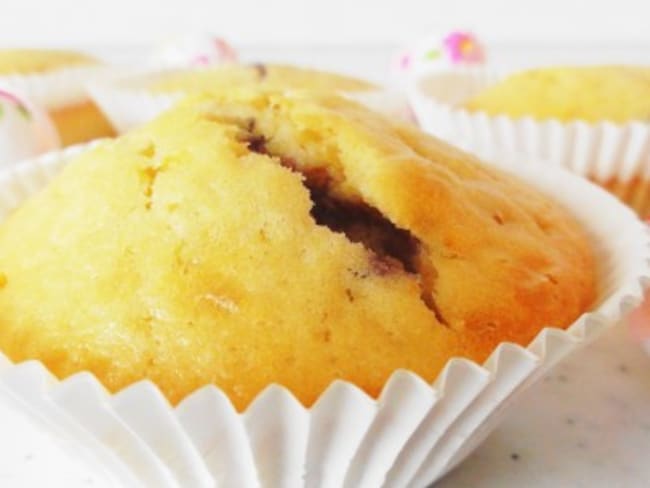 Muffins citron et confiture