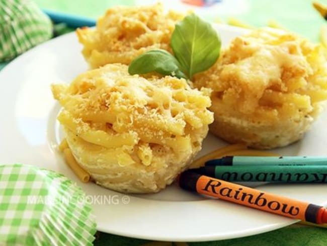 Muffins de macaroni au fromage