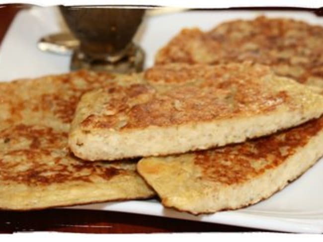 Galettes aux flocons d'avoine et parmesan