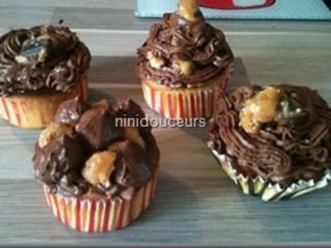 Cupcakes shortbread millionnaire ou au twix