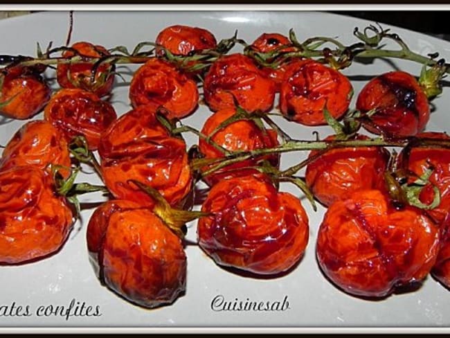 Tomates confites