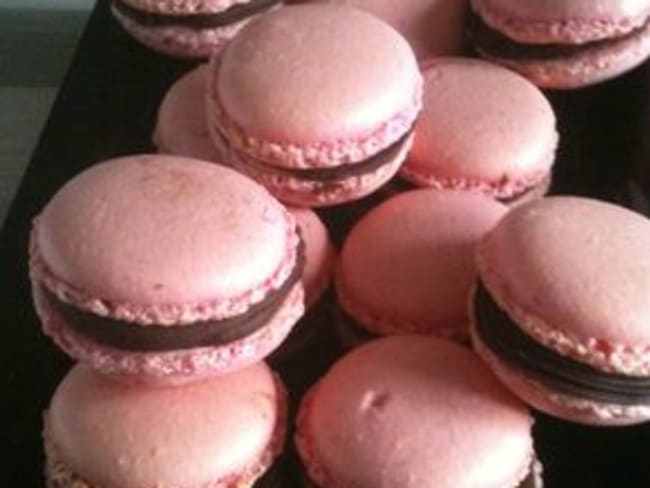 Macaron ganache chocolat