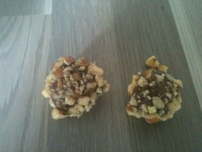 Rocher croustillant aux noisette