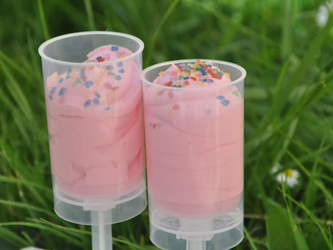 Push pops "glace barbe à papa" sans sorbetière