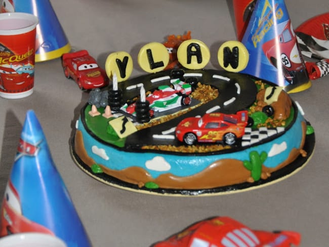 Gâteau 3D Cars