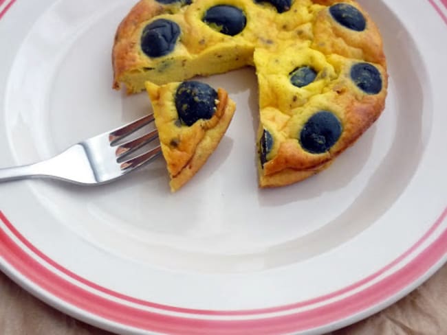 Mini Clafoutis olives noires et tomates séchées