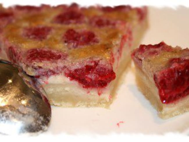 La tarte fondante aux framboises d'Eryn