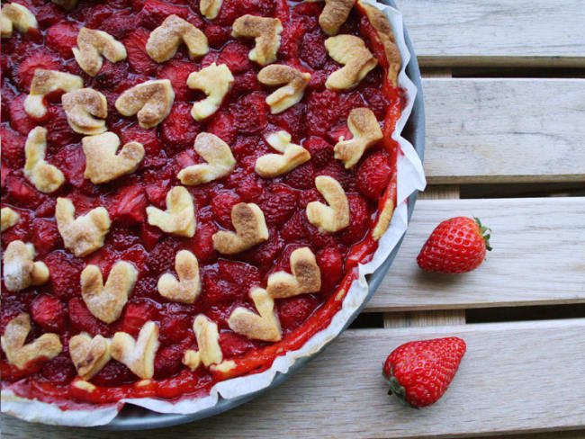 Love pie tarte aux fraises