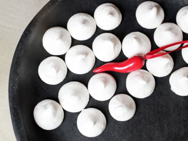 Meringues au piment d'Espelette