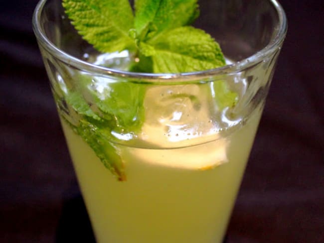 Cocktail GMC Gingembre Menthe Citron au sucre de canne