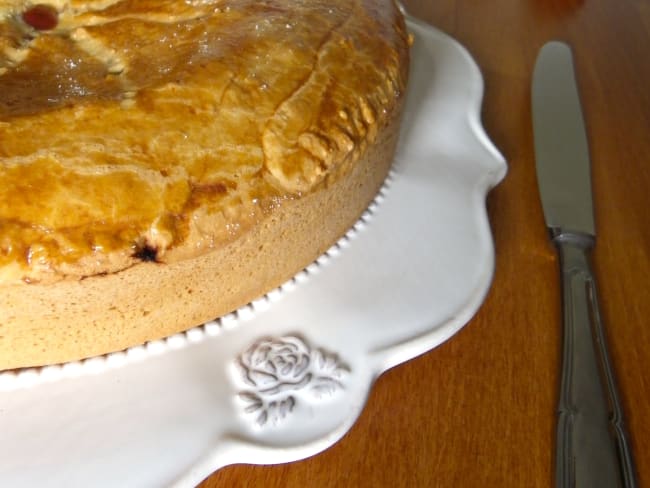 Tourte aux fraises et à la rhubarbe