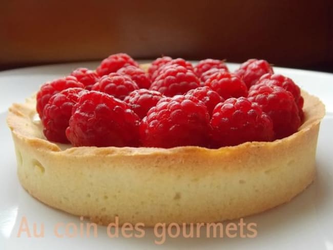 Tartelettes au chocolat blanc/framboises