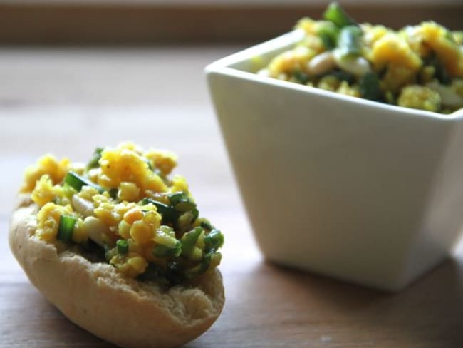 Salade fraîche de lentilles corail