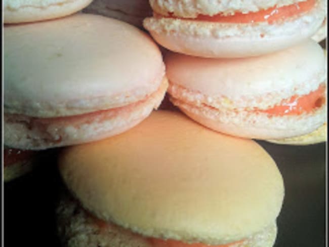 Macarons à la fraise Tagada