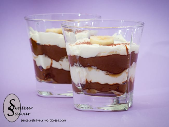 Verrine de Tiramisu Banane Nutella