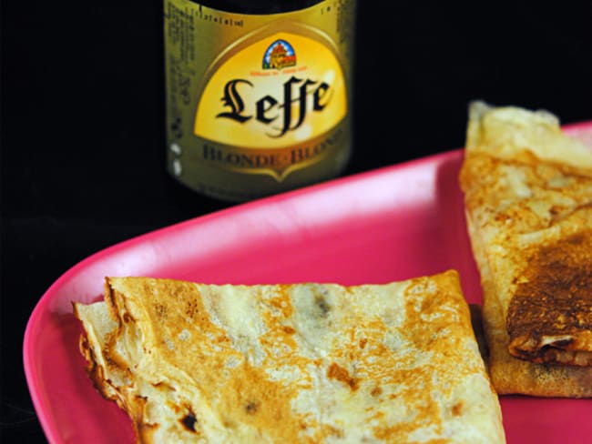 Pâte à crêpes à la bière blonde Leffe