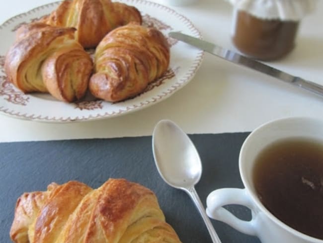 Croissants briochés feuilletés