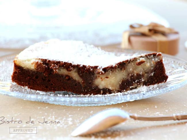 Fondant chocolat et coeur moelleux au coco