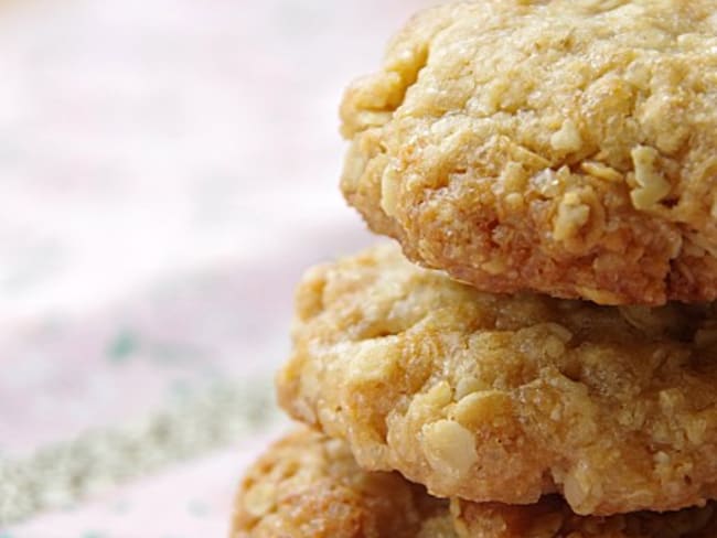 Biscuits flocons d'avoine noix de coco au sucre de pomme