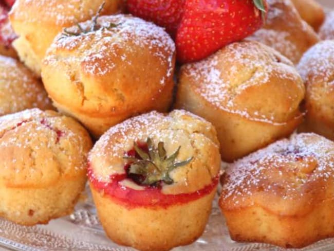 Muffins citron-fraise