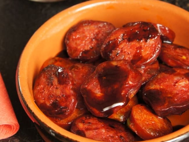 Chorizo au vinaigre balsamique